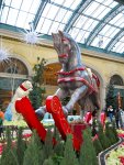 Bellagio conservatory: giant rocking horse