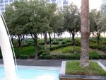 "Welcome to Bally's" as topiary
