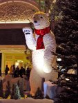 Bellagio conservatory: massive polar bear