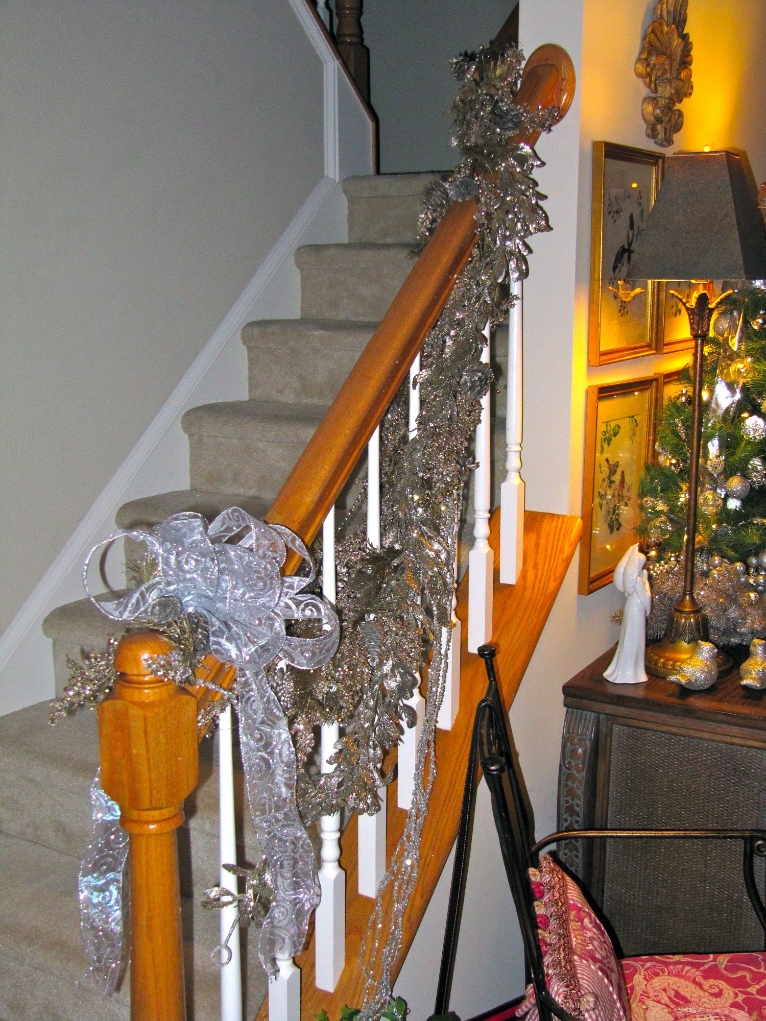 bannister was decorated, too