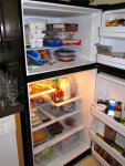 new fridge -- it's clean!