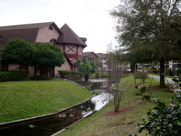 a pretty river and pond