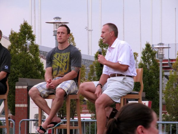 Joe Corvo and Tom Barrasso