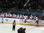 fist bumps at the bench