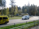 Driving from the aiport to our hotel.