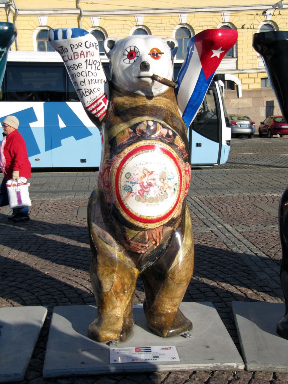 Cuba Buddy Bear.  The cigar is a nice touch.