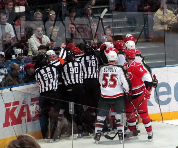 another scrum on the boards