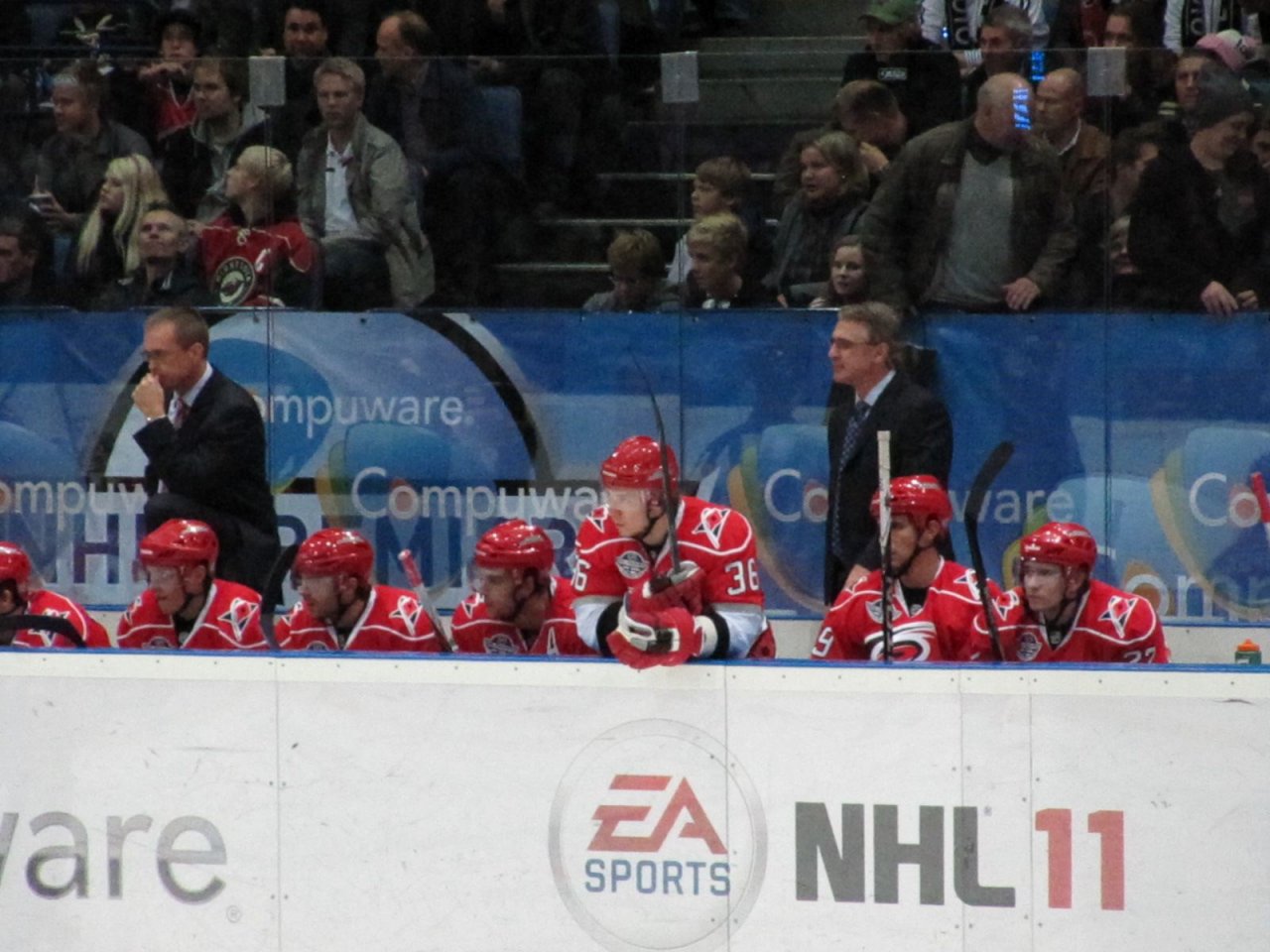 during the game