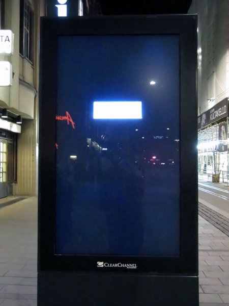 ClearChannel ad on the street -- kinda