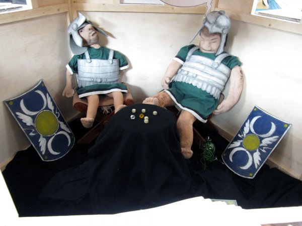 playing dice and sleeping?