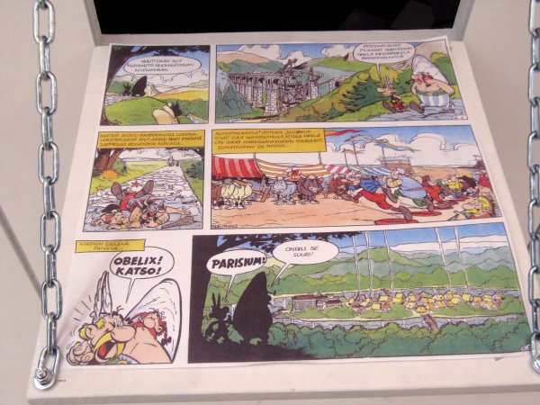 this was outside the sleeping viking display