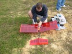 31. Mike setting up his RC plane