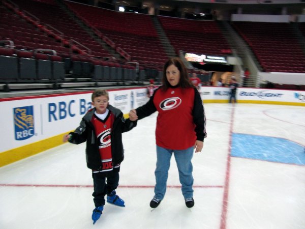 Cam and Cynthia skating