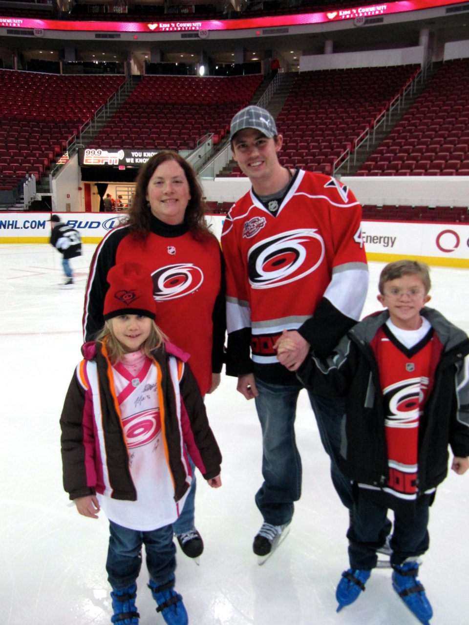 Cynthia, Stephanie, and Cameron with Jamie McBain