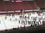 the crowds on the ice