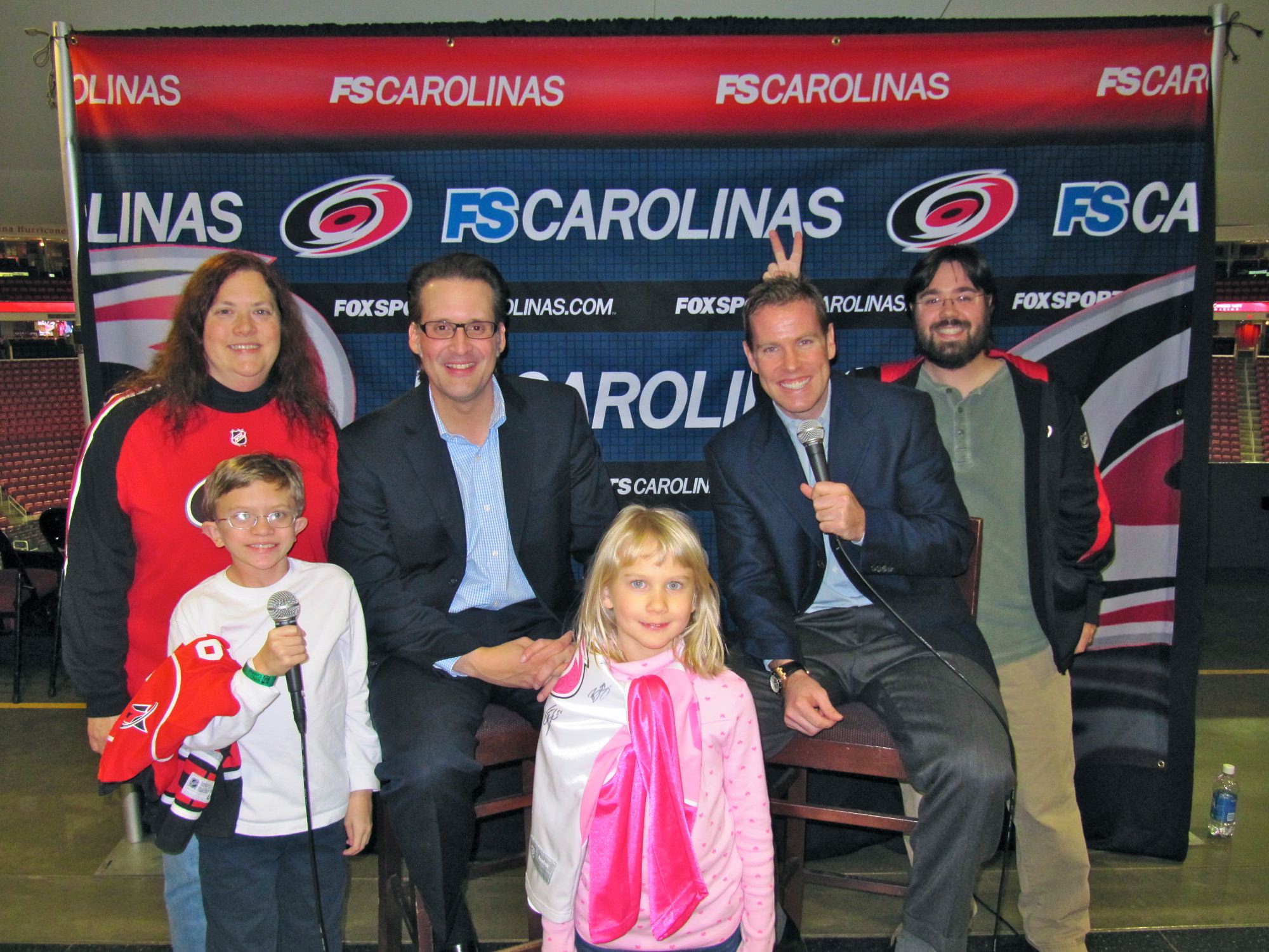 getting our picture taken with John and Tripp
