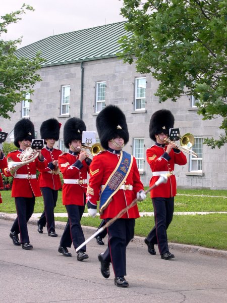 The Citadel - Here comes the marching band.