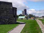 The Citadel - A view of our hotel with, as Dad and Patty call it, the Sit-n-Spin.
