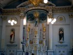 Quebec City - The church in the middle of old Quebec.