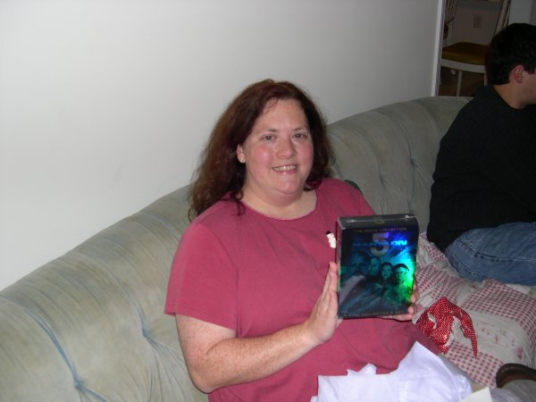 Cynthia got the Babylon 5 movie set