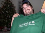 ...and a geeky T-shirt!