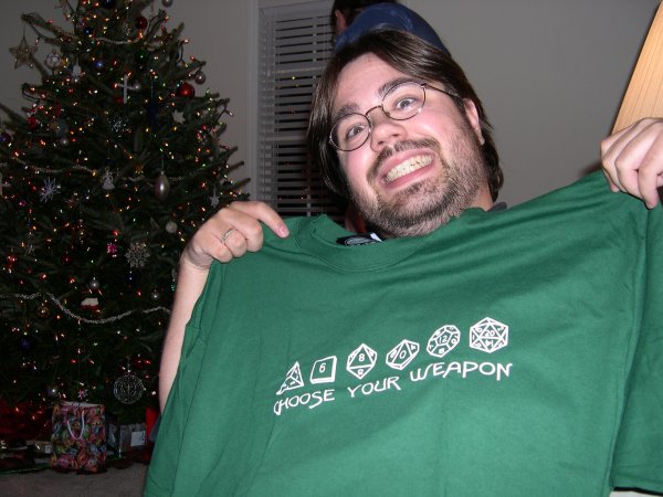 ...and a geeky T-shirt!