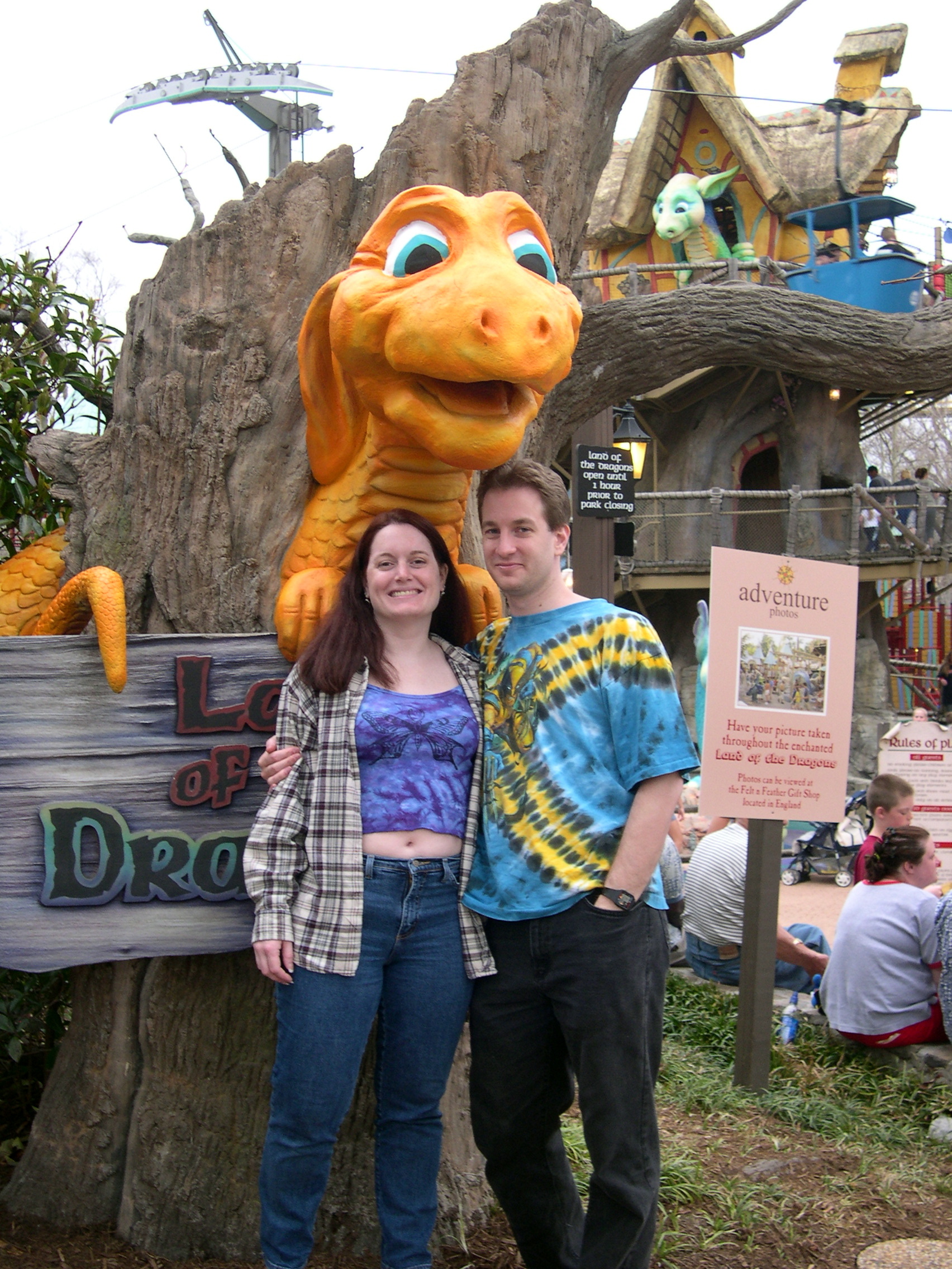 Kelley & Tim -- AND A DRAGON!