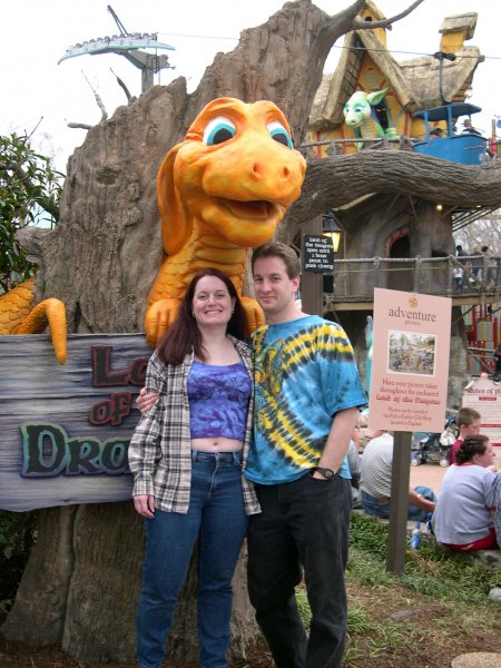 Kelley & Tim -- AND A DRAGON!