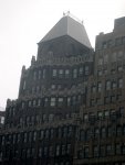 cool-looking building outside our window