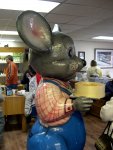 The mouse at the cheese store.