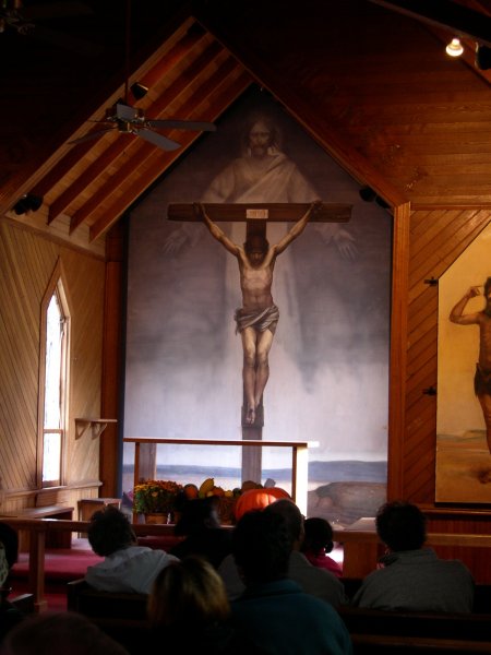 Behind the Altar (Painted by Ben Long)
