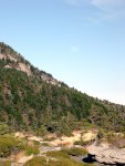 There's a little bit more to the mountain, but not much.