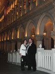 Bill and Heather outside the Venitian