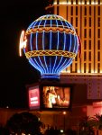 hot air balloon sign at the Paris