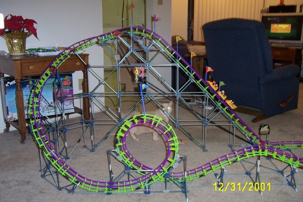 side view of the coaster