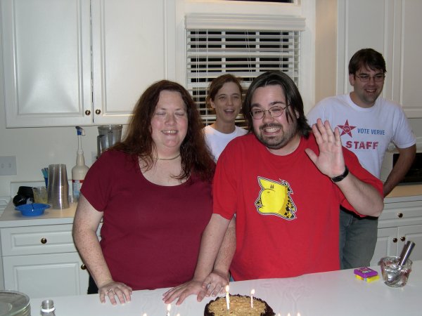 Cynthia and Ben (and Courtney and Jeremy in the background)