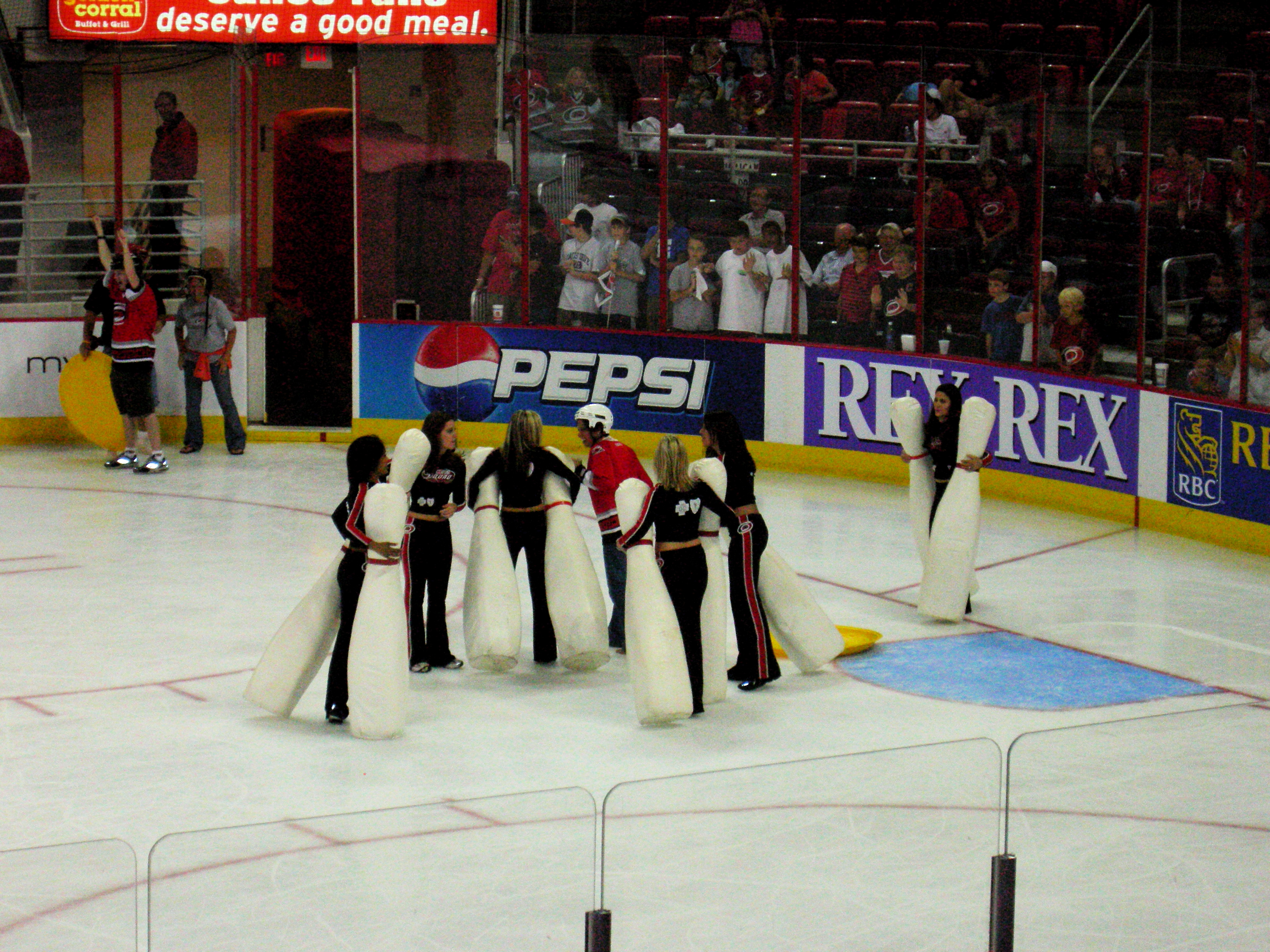 intermission: all done, taking away the pins