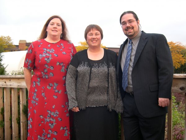 Cynthia, Mom, and I