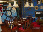 a nice table area near the bar