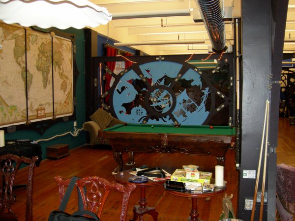 the pool table