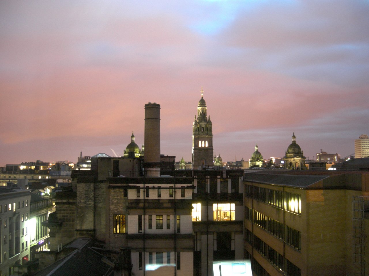 Hotel View at Night